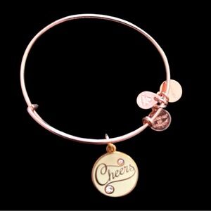 •2 for $20• Alex and Ani Cheers Rose Gold Charm Bracelet